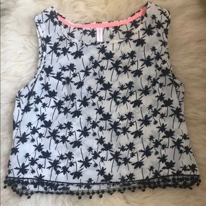 Palm Tree Crop Top
